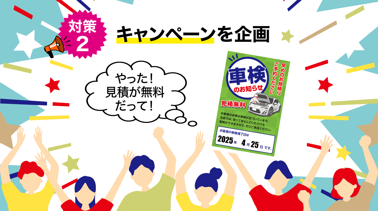 車検法改正_キャンペーンを企画