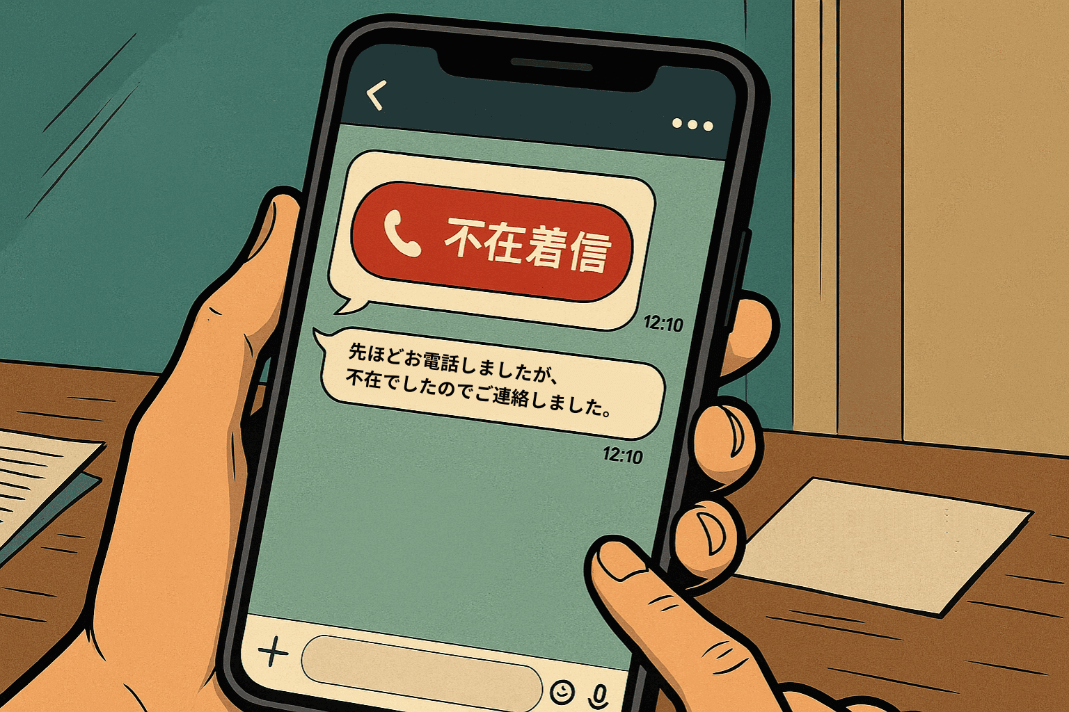 LINE公式アカウント_電話がつながらないときのアフターフォロー